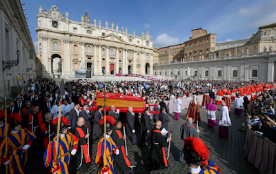 ESTE SÁBADO, EL CORTEJO FÚNEBRE DEL PAPA FRANCISCO RECORRERÁ UN TRAYECTO DE 6 KM POR ROMA
