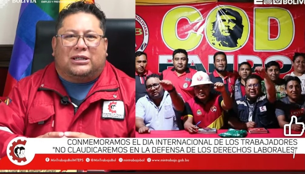 MINISTRO DE TRABAJO FELICITA A LOS TRABAJADORES EN SU DÍA