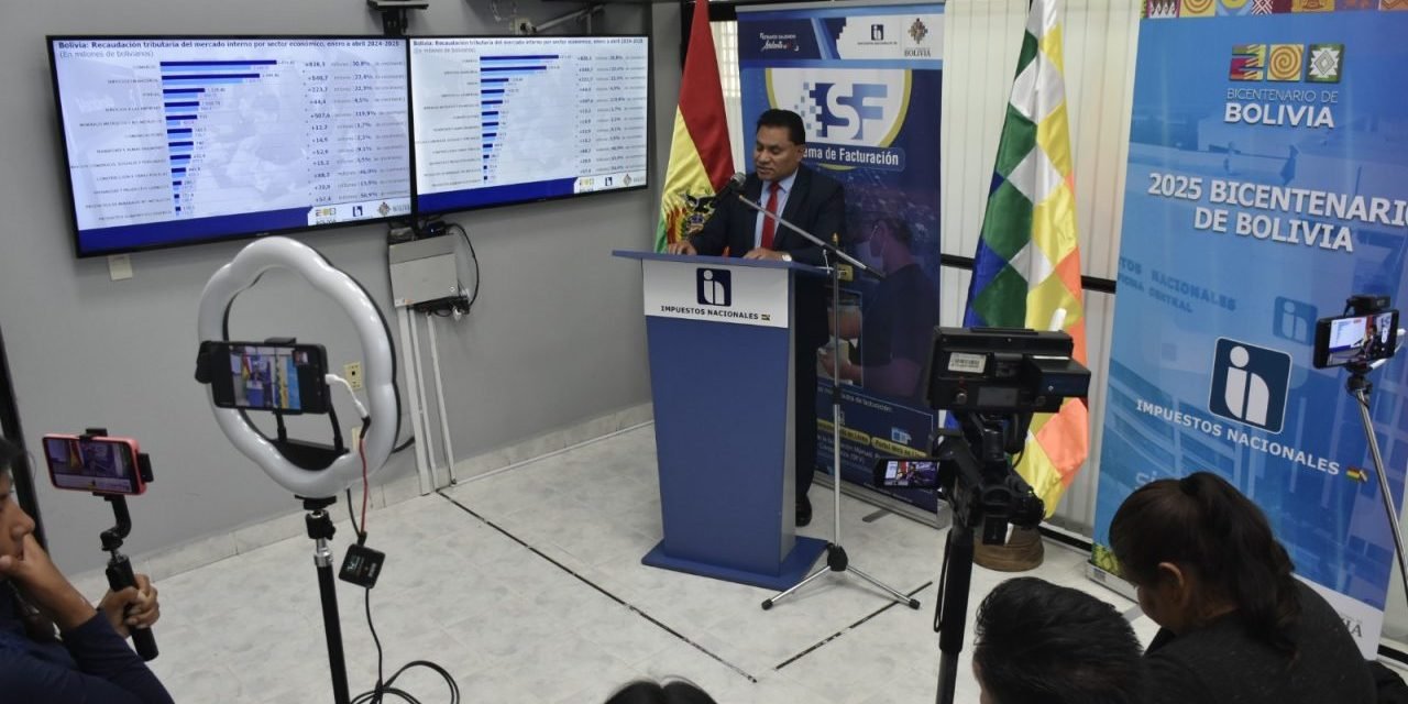  RECAUDACIÓN TRIBUTARIA CRECIÓ EL 10,8% EN EL DEPARTAMENTO DE TARIJA, A ABRIL DE 2025 