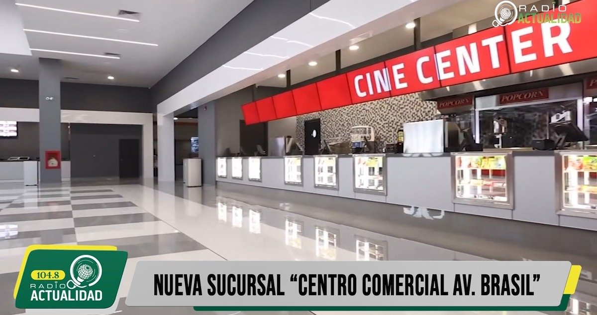 CINE CENTER INAUGURA SU NUEVA SUCURSAL EN  MEGACENTRO “AVENIDA BRASIL”