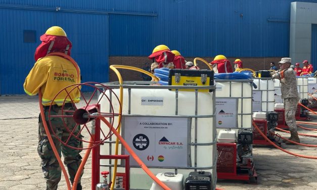 DONAN 12 NUEVOS EQUIPOS DE ATAQUE RÁPIDO A BOMBEROS DE SANTA CRUZ