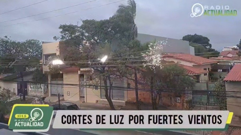 CORTES DE LUZ ELÉCTRICA POR FUERTES VIENTOS