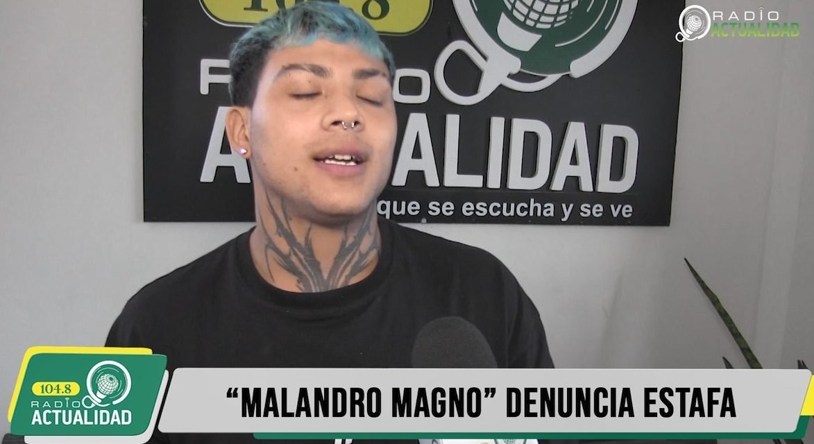 “MALANDRO MAGNO” DENUNCIA A SUS PRODUCTORES POR ESTAFA