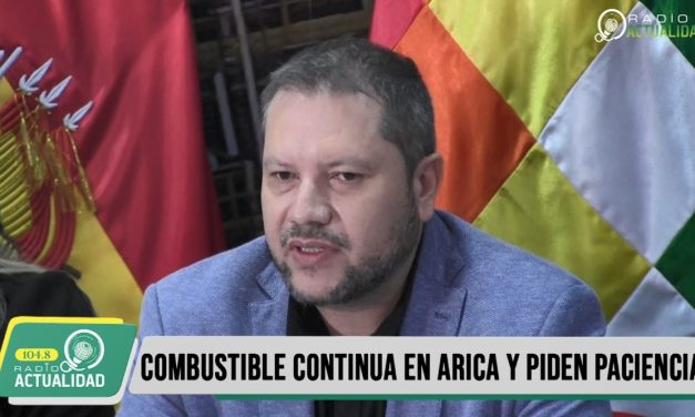 COMBUSTIBLE CONTINUA EN ARICA Y GOBIERNO PIDE PACIENCIA A LA POBLACIÓN