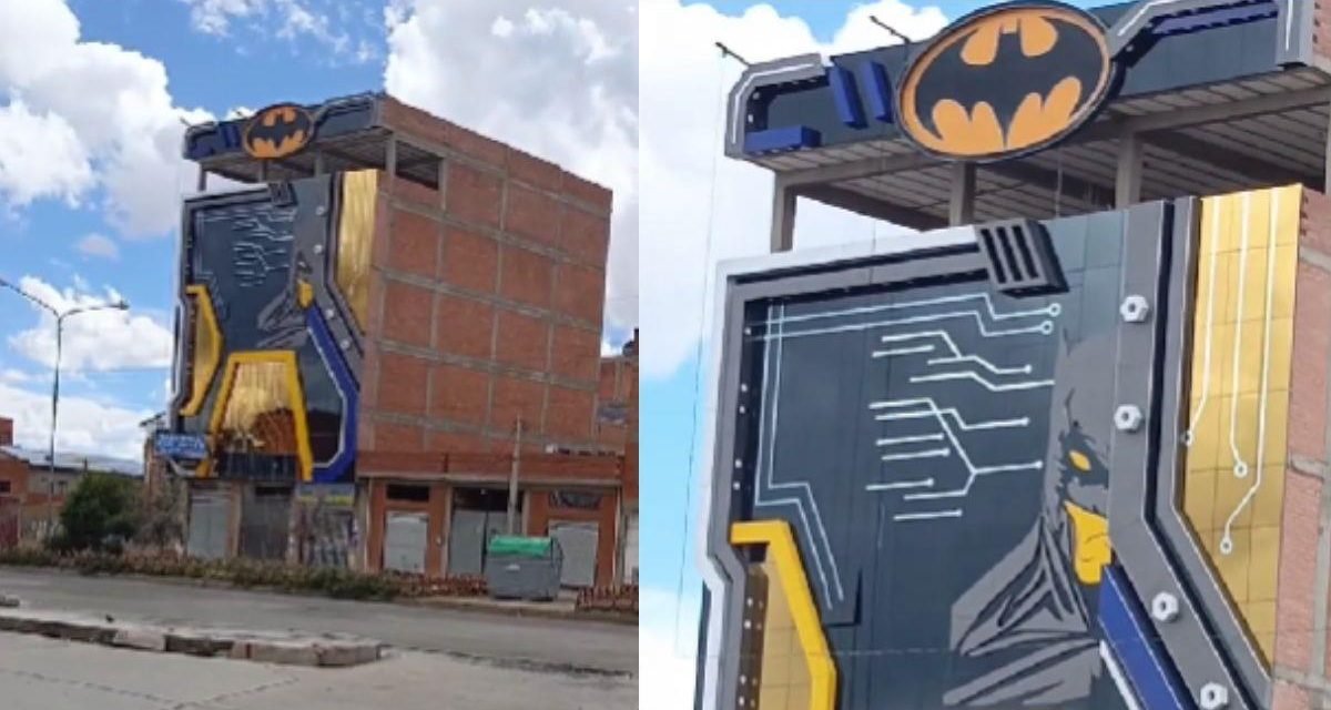 EL IMPONENTE CHOLET INSPIRADO EN BATMAN QUE CAUSA FUROR EN EL ALTO