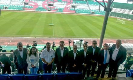 LA CONMEBOL VISITA EL ESTADIO TAHUICHI  AGUILERA DE CARA A LA FINAL DE LA SUDAMERICANA