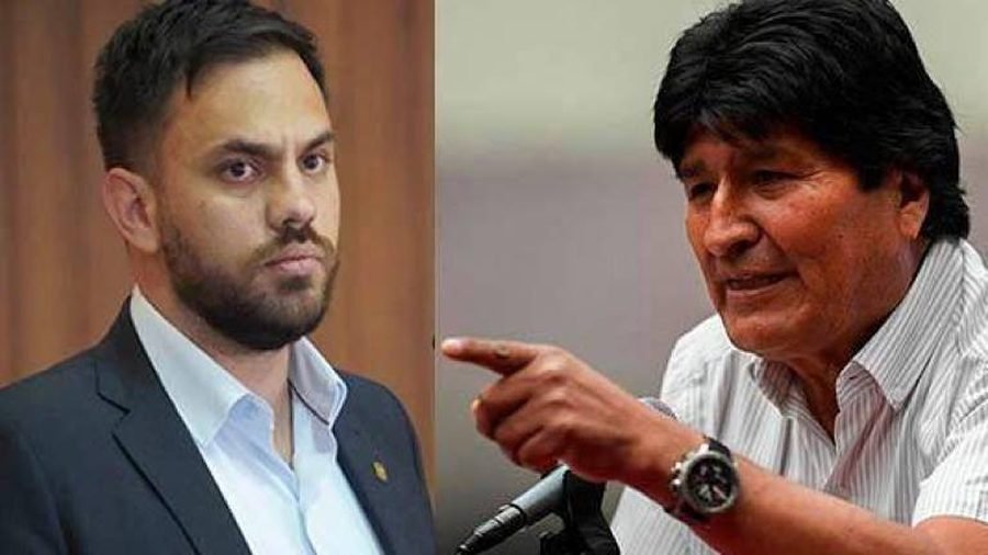 DEL CASTILLO ACUSA A EVO MORALES DE INTENTAR DESESTABILIZAR EL PAÍS Y REITERA QUE SERÁ CAPTURADO SI LLEGA A LA PAZ