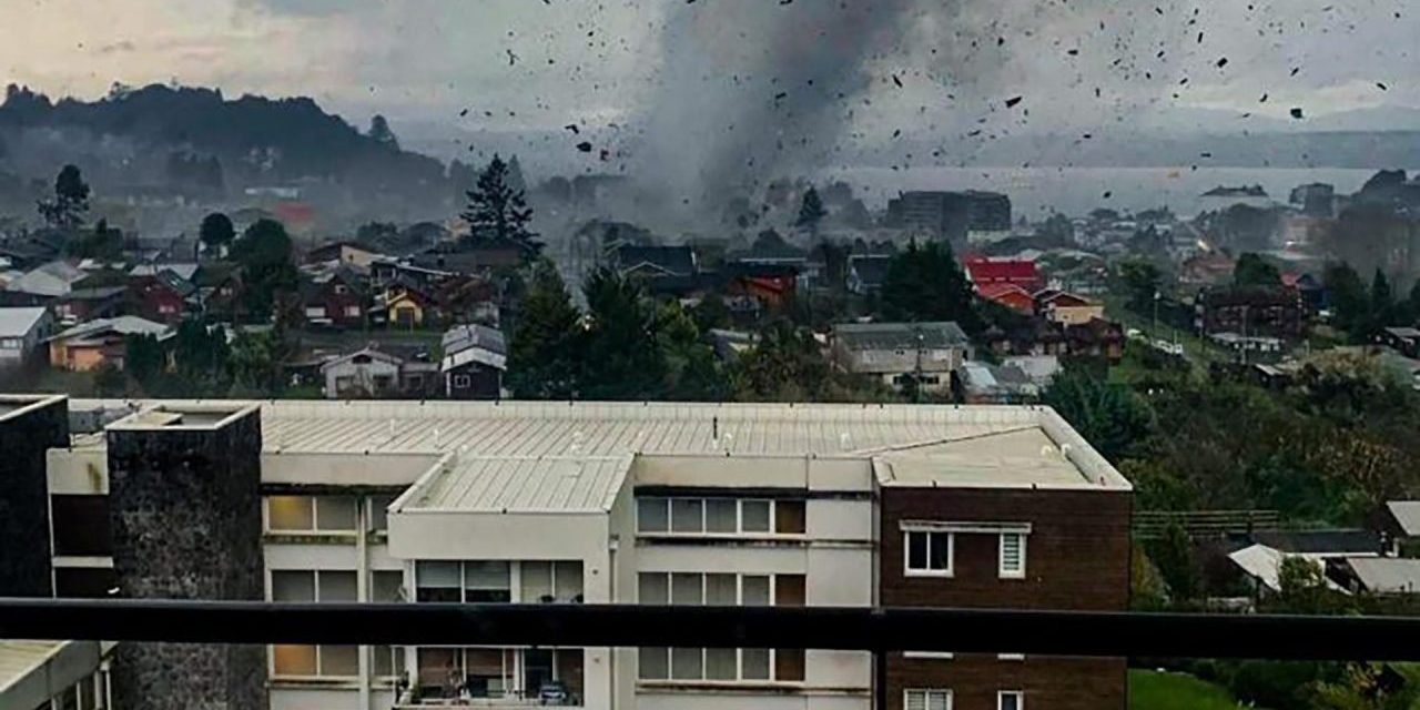 UN DEVASTADOR TORNADO SACUDIÓ EL SUR DE CHILE Y CAUSÓ ESTRAGOS EN PUERTO VARAS