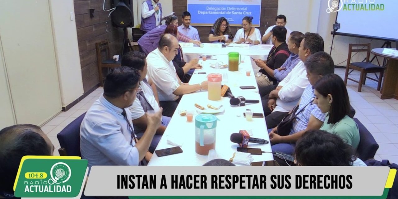DEFENSORÍA DEL PUEBLO INSTA A TRABAJADORES DE LA PRENSA HACER RESPETAR SUS DERECHOS