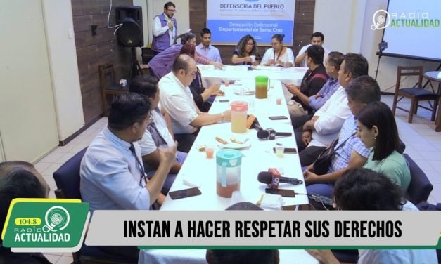 DEFENSORÍA DEL PUEBLO INSTA A TRABAJADORES DE LA PRENSA HACER RESPETAR SUS DERECHOS