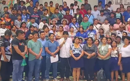 EVO MORALES ADVIERTE QUE, SI LA DERECHA GANA, A VER SI «AGUANTA»