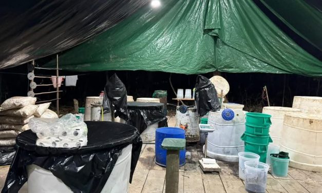 DESTRUYEN MEGA LABORATORIO DE CRISTALIZACIÓN DE COCAÍNA EN VILLA TUNARI