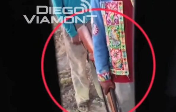 BLOQUEADOR ARMADO DETIENE BUS DE PROFESORES Y EXIGE DINERO EN RUTA DEL OCCIDENTE
