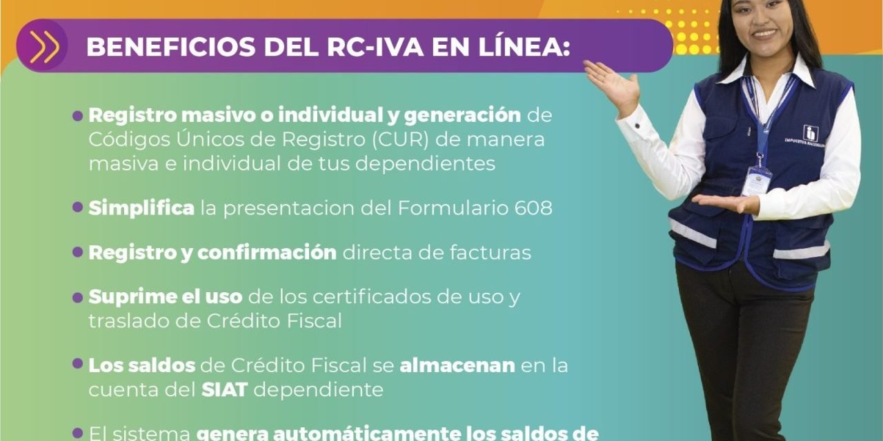 EL SIAT EN LÍNEA TRANSFIERE AUTOMÁTICAMENTE EL SALDO DE CRÉDITO FISCAL DE LOS DEPENDIENTES