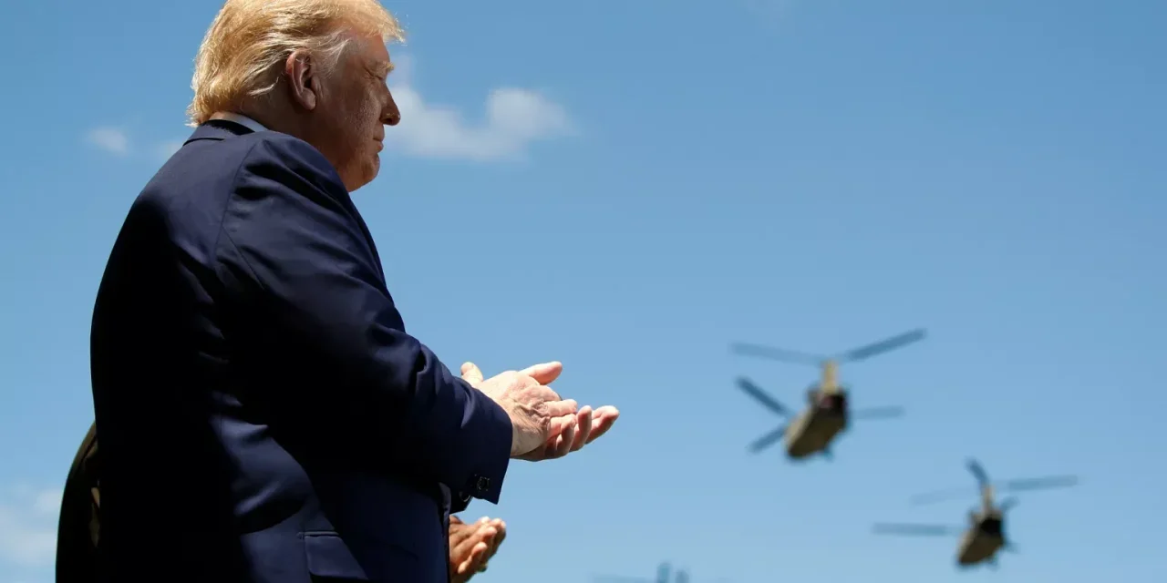 DONALD TRUMP CELEBRA SU CUMPLEAÑOS CON UN IMPONENTE DESFILE MILITAR