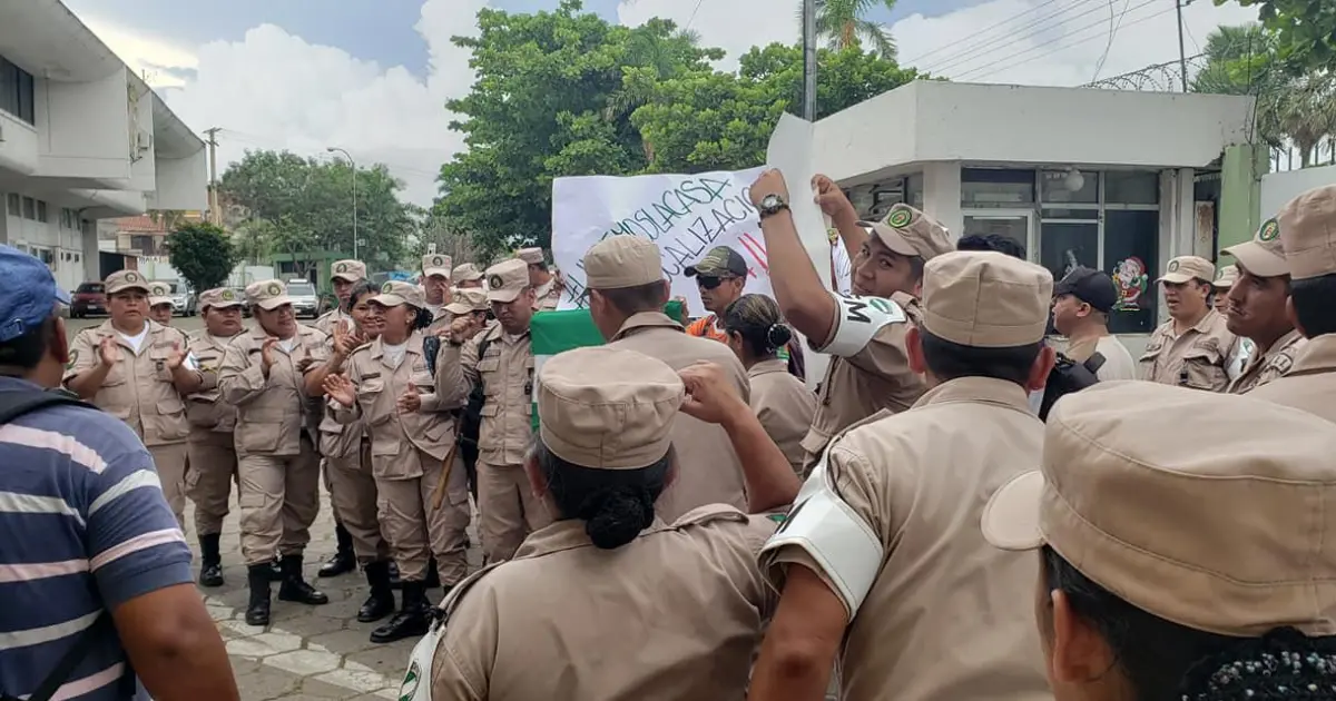 GUARDIAS MUNICIPALES ANUNCIAN PARO DE 72 HORAS DESDE EL LUNES