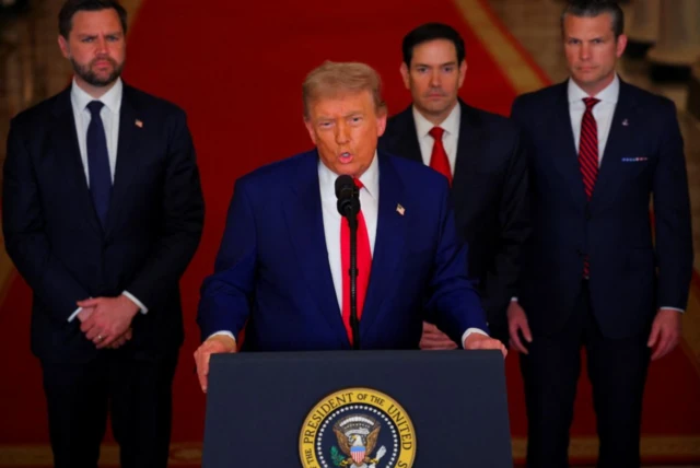 ESTADOS UNIDOS BOMBARDEÓ TRES INSTALACIONES NUCLEARES DEL RÉGIMEN IRANÍ