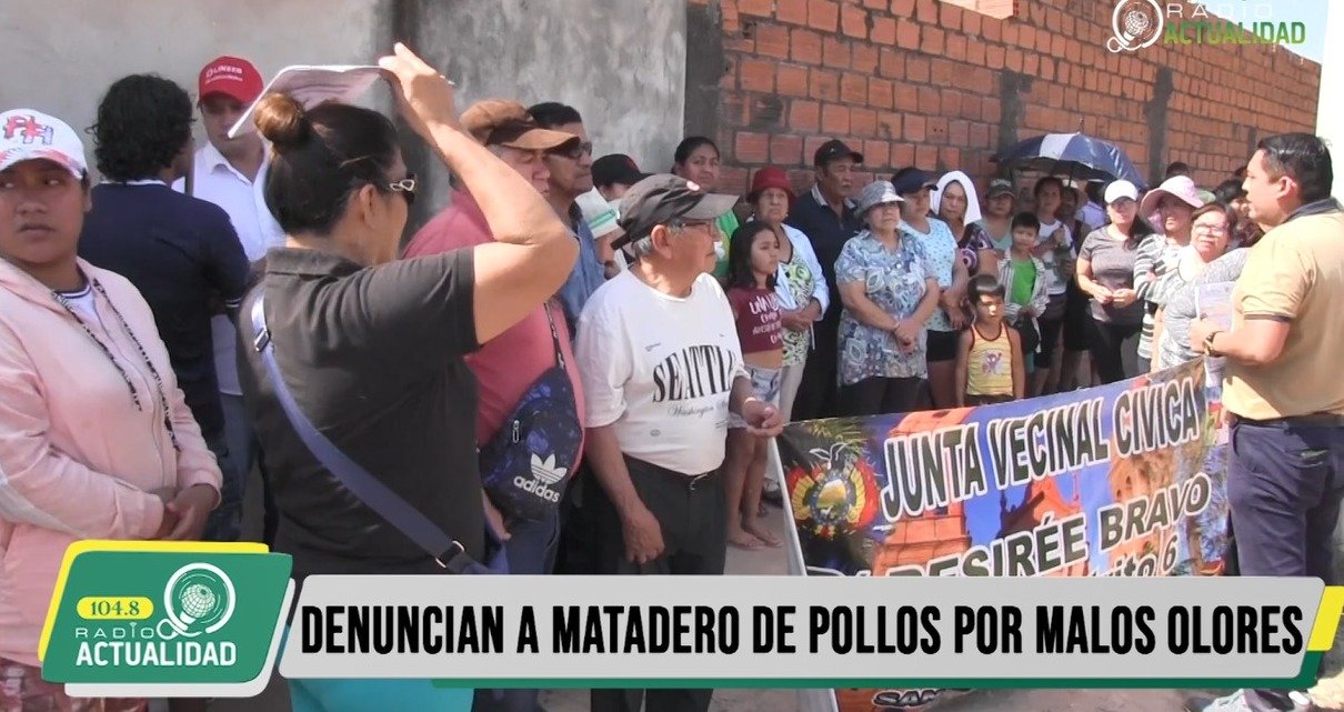 VECINOS DENUNCIAN A MATADERO DE POLLOS POR MALOS OLORES
