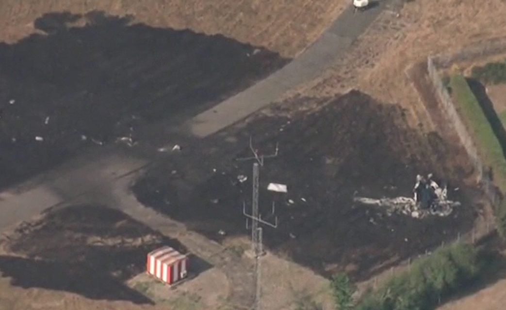 AVIÓN SANITARIO SE ESTRELLA EN LONDRES SUS OCUPANTES FALLECIERON