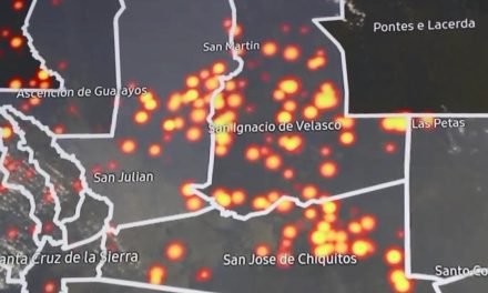 INCENDIO FORESTAL AFECTA A PUERTO SUÁREZ EN MEDIO DE MÁS DE 3,400 FOCOS DE CALOR EN SANTA CRUZ