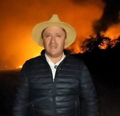 ALCALDE DE SAN RAFAEL DENUNCIA INCENDIO EN LA CARRETERA BIOCEÁNICA