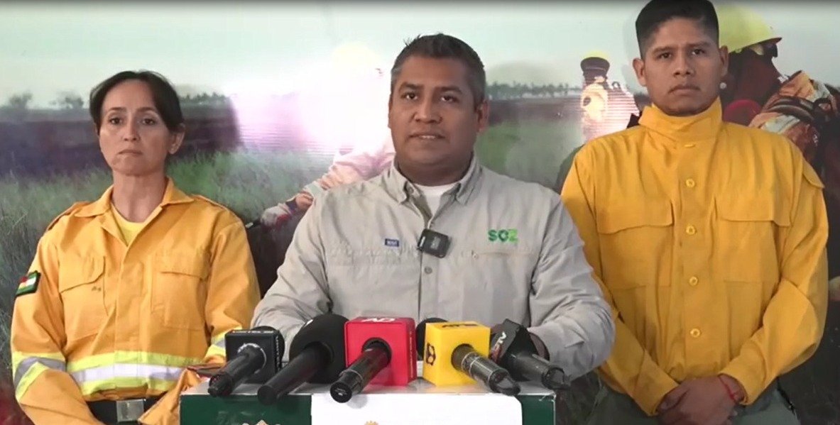 SIETE INCENDIOS FORESTALES Y 609 FOCOS DE CALOR ACTIVAN ALERTA AMARILLA EN SANTA CRUZ