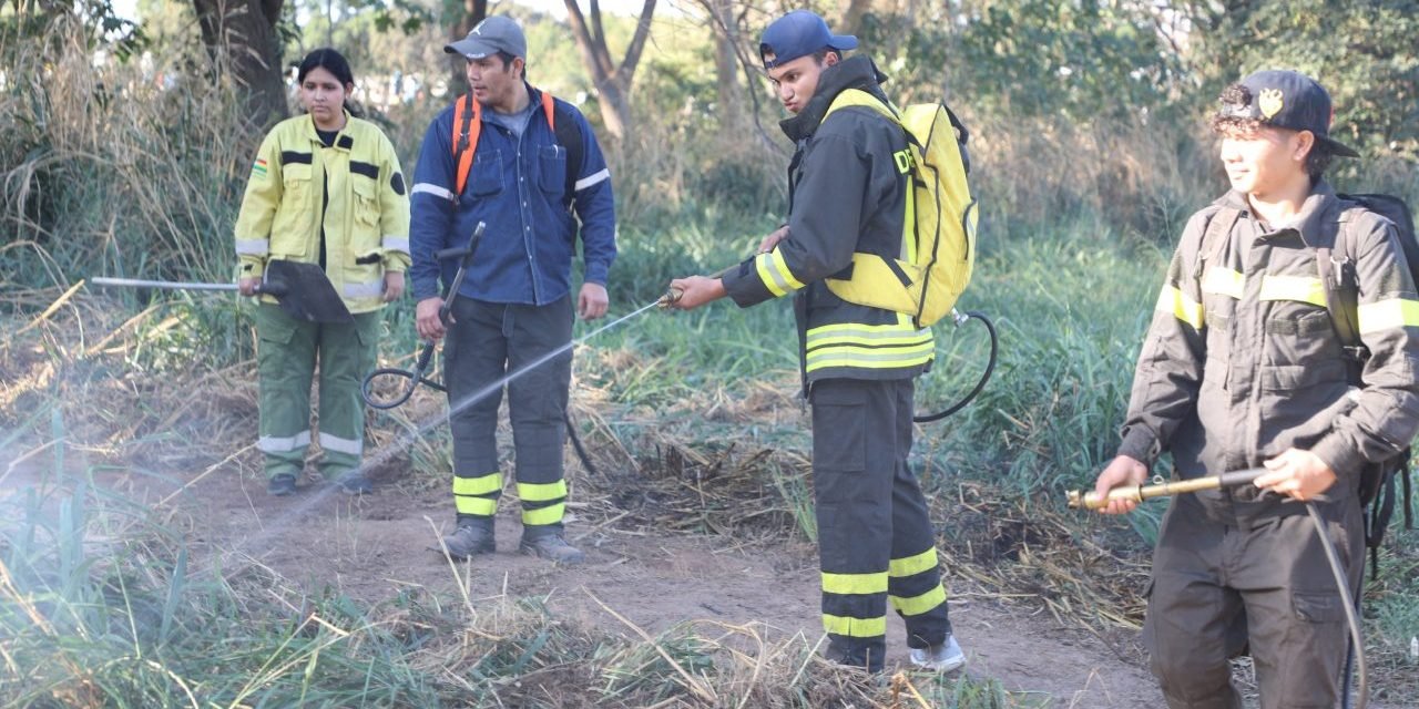 GOBERNACIÓN CAPACITA A BOMBEROS VOLUNTARIOS PARA MITIGAR ENCENDIDOS