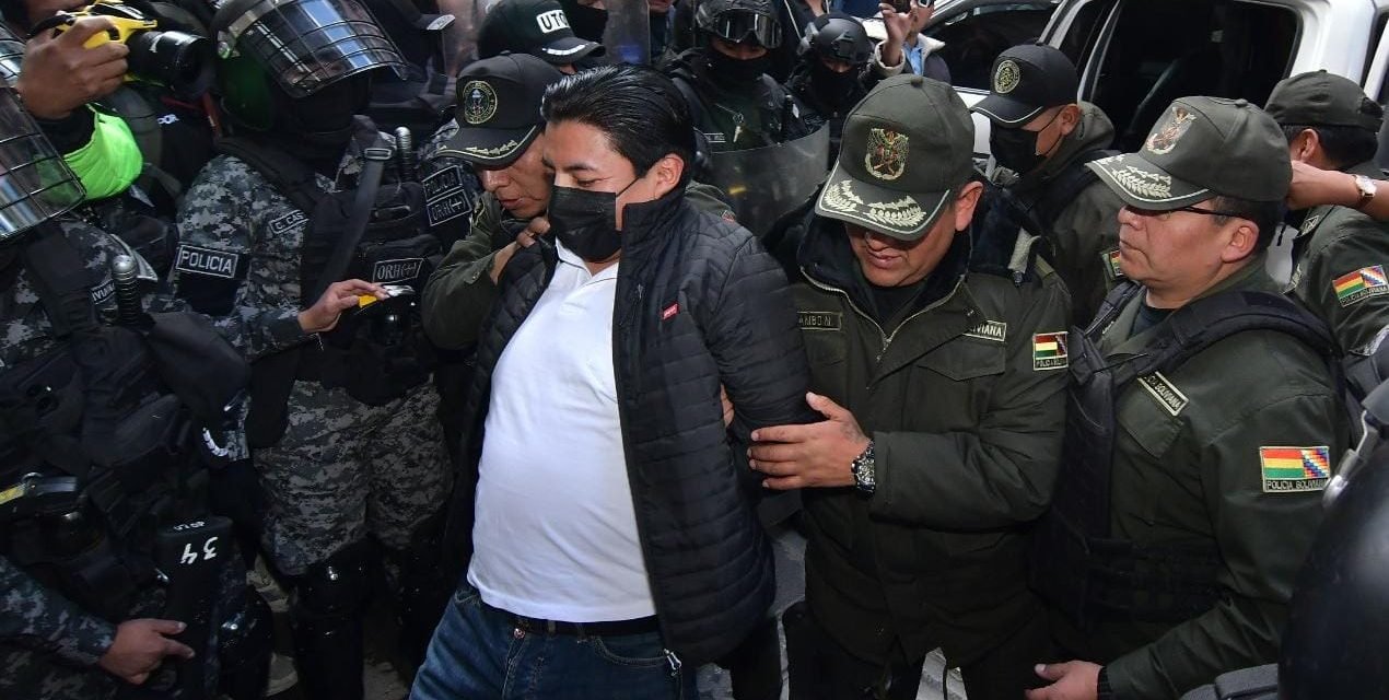 MARCO PUMARI LLEGA AL TSJ EN AUDIENCIA DECISIVA PARA DEFINIR SU DETENCIÓN PREVENTIVA