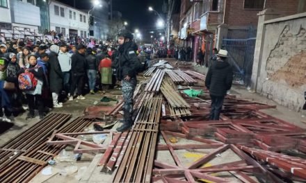 POTOSÍ: FISCALÍA APREHENDE A RESPONSABLE DEL DESPLOME DE GRADERÍAS EN CHUTILLOS