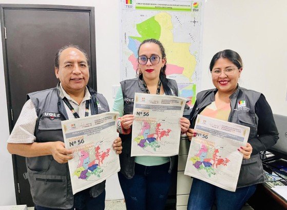 TED SANTA CRUZ PUBLICA LISTA DE RECINTOS ELECTORALES