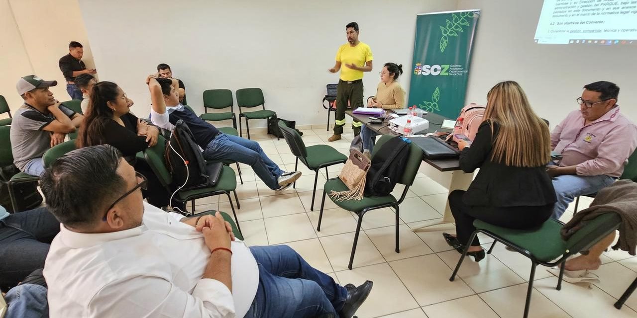 GOBERNACIÓN Y GAIOC CHARAGUA COORDINAN ACCIONES PARA PREVENIR INCENDIOS