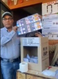 HÉCTOR ARCE EXHIBE SU VOTO NULO EN RESPALDO A LÍNEA EVISTA