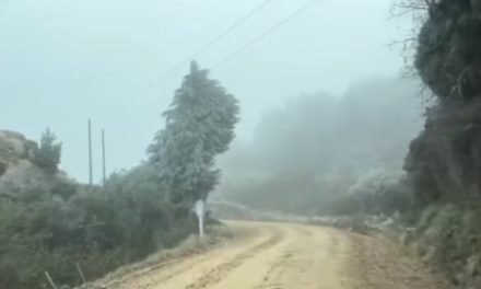 REPORTAN NEVADA EN AGUA DE ORO Y MUNICIPIOS DE LOS VALLES CRUCEÑOS