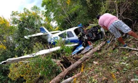 DOS HERIDOS TRAS ACCIDENTE DE AVIÓN EN SANTA ANA DE YACUMA