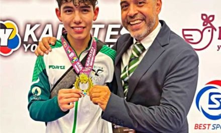LEONARDO VARGAS GANA HISTÓRICO ORO PARA BOLIVIA EN KARATE JUVENIL