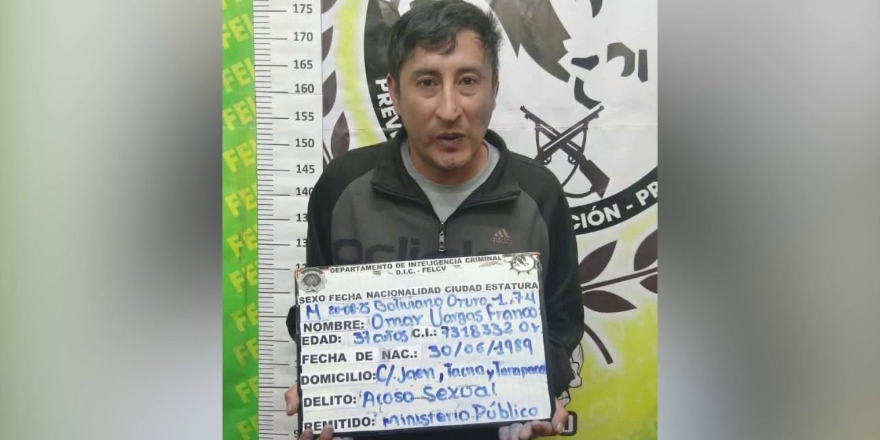 ORURO: ENVÍAN A LA CÁRCEL A ACOSADOR DE PERIODISTA