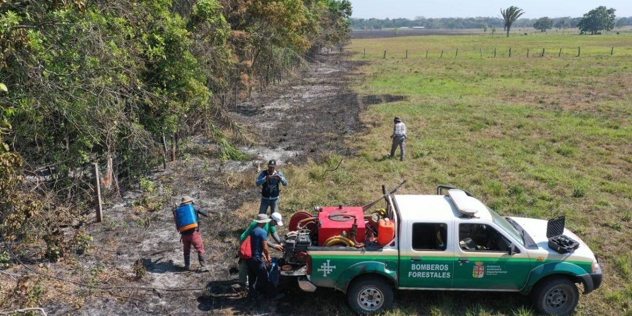 GOBERNACIÓN COORDINA ACCIONES FRENTE A 19 INCENDIOS EN EL DEPARTAMENTO