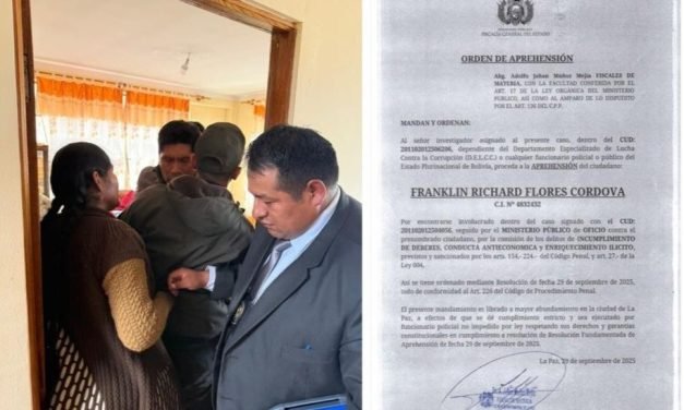 FRANKLIN FLORES APREHENDIDO POR PRESUNTA CORRUPCIÓN EN EMAPA