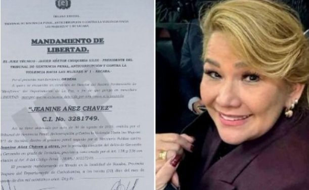 TRIBUNAL ORDENA LA LIBERTAD DE JEANINE ÁÑEZ EN EL CASO SACABA