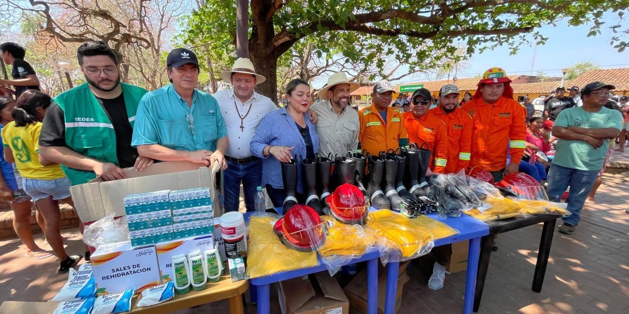 GOBERNADOR REFUERZA LA LUCHA CONTRA INCENDIOS EN SAN RAFAEL CON DOTACIÓN DE EQUIPOS