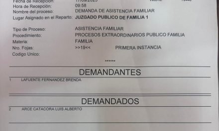 BRENDA LAFUENTE DEMANDA ASISTENCIA FAMILIAR AL PRESIDENTE LUIS ARCE