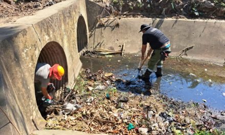 MINGA DE LIMPIEZA EN EL INGRESO AL URUBÓ
