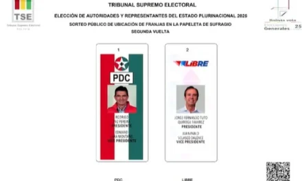 PDC Y LIBRE YA TIENEN POSICIÓN EN LA PAPELETA PARA EL 19 DE OCTUBRE