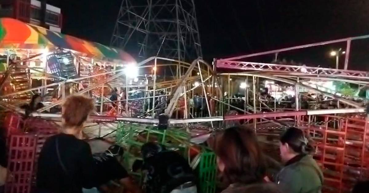TRAGEDIA EN LA ALASITA: 10 HERIDOS POR FALLA EN RUEDA DE LA FORTUNA