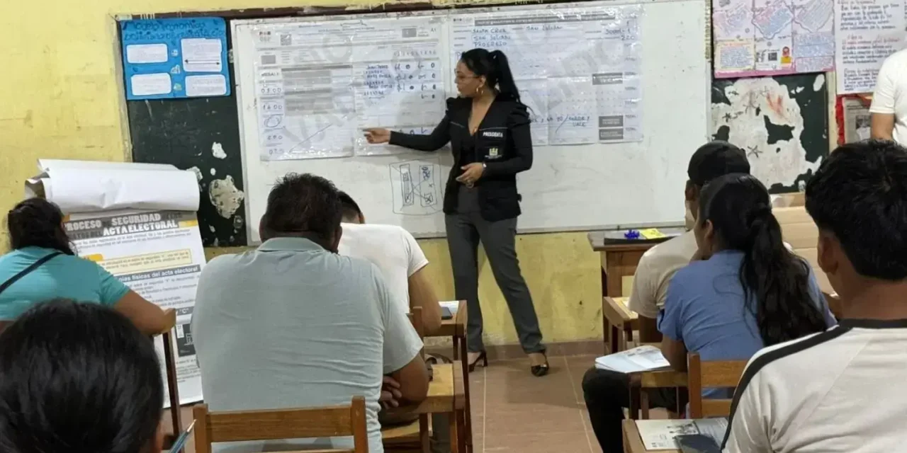 TED SANTA CRUZ AVANZA CON LA CAPACITACIÓN DE JURADOS PARA LA SEGUNDA VUELTA