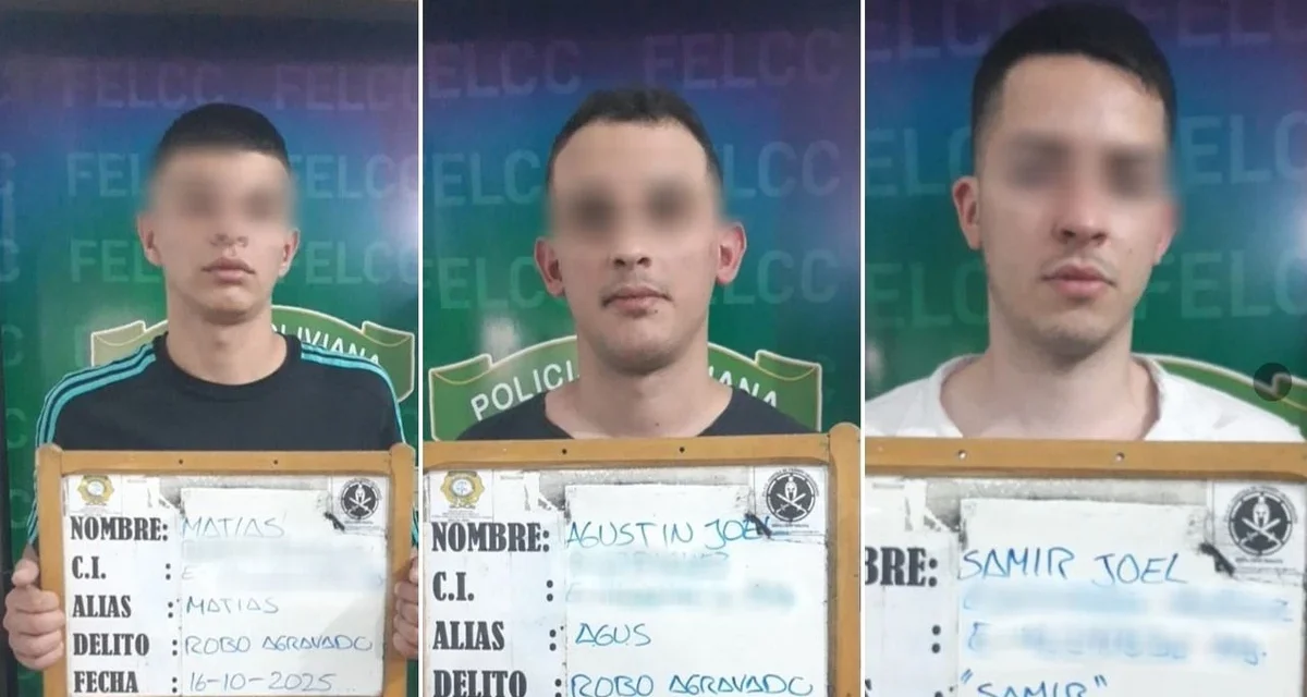 POLICÍA CAPTURA A BANDA ARGENTINA QUE ATRACABA A LIBRECAMBISTAS EN SANTA CRUZ