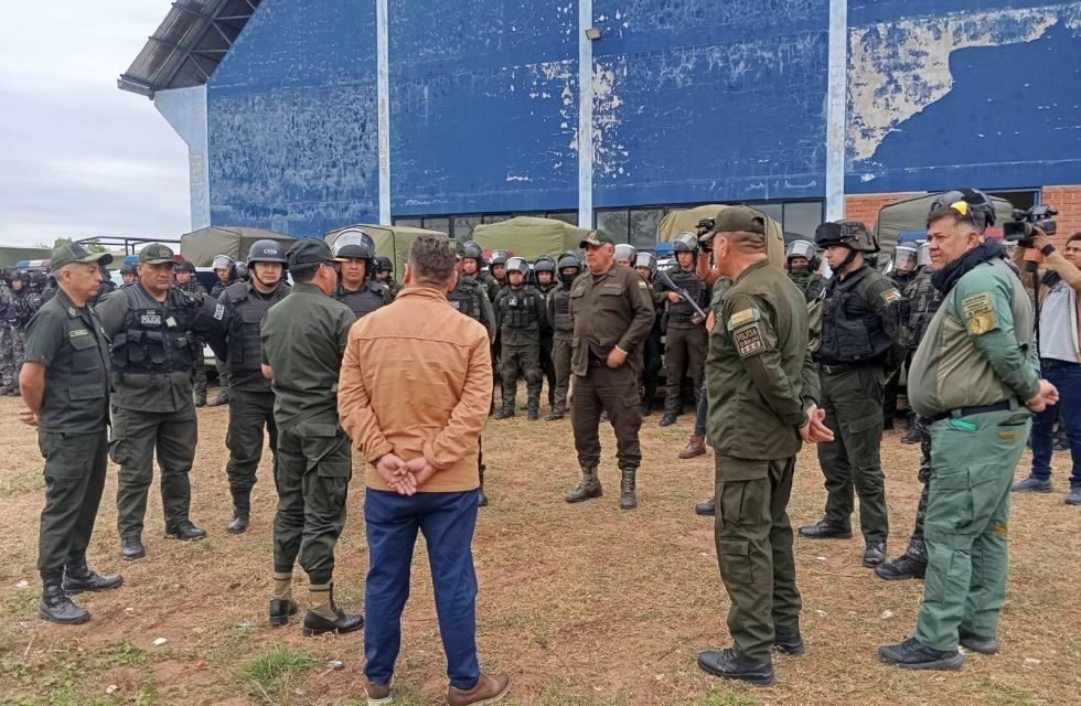 PREDIO EN GUARAYOS QUEDA LIBRE DE AVASALLADORES TRAS OPERATIVO POLICIAL