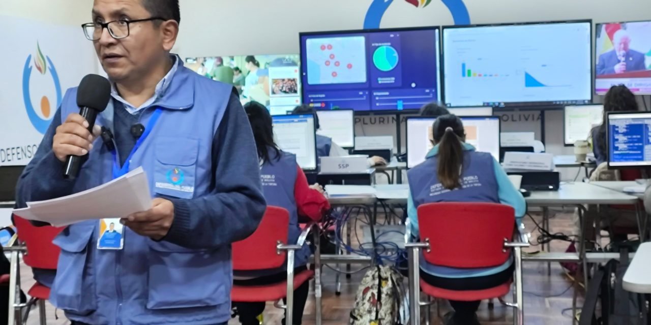 DEFENSORÍA DEL PUEBLO DESCARTA FRAUDE Y CONFIRMA TRANSPARENCIA EN EL BALOTAJE