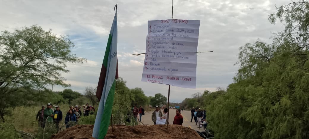 NACIÓN GUARANÍ ACUERDA CUARTO INTERMEDIO DE 10 DÍAS EN BLOQUEOS DE LA RUTA 9