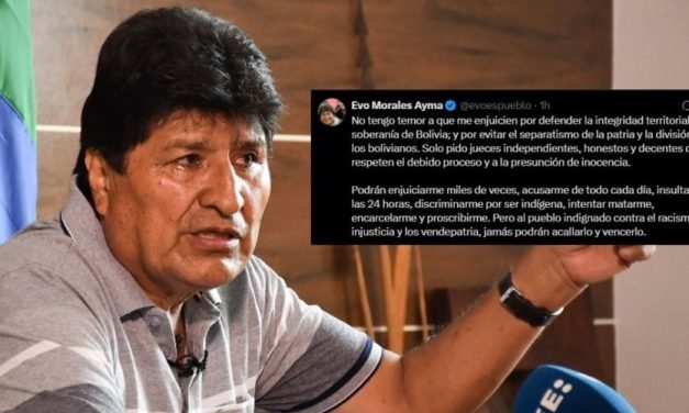 “NO TENGO MIEDO AL JUICIO”: EVO MORALES TRAS NOTIFICACIÓN JUDICIAL